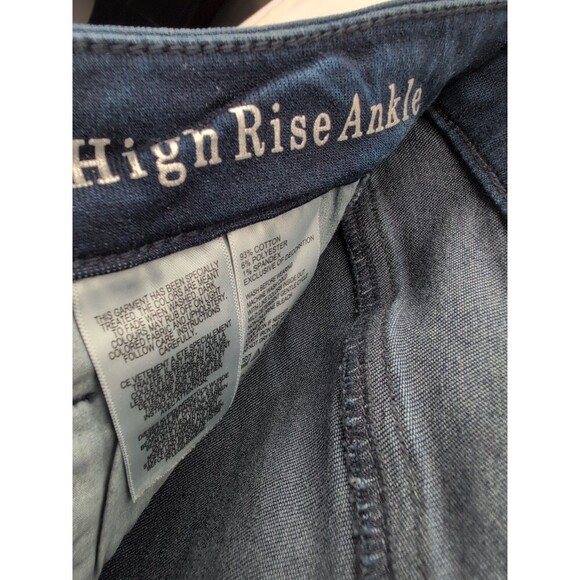 Tommy Bahama High Rise Ankle Tema Indigo Sparkle Denim Seacoast Wash Size 4 NWT - Picture 14 of 16